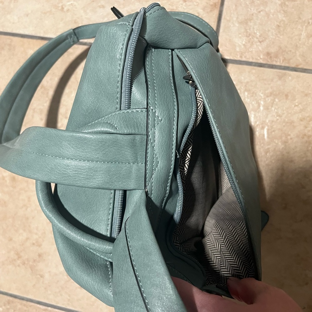 Chic Teal Backpack for Women - Picture 9 of 11